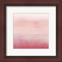 Framed 'Apricot Ombre II' border=