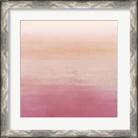 Framed 'Apricot Ombre I' border=