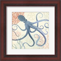 Framed 'Underwater Whimsy III' border=