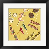 Throw it on the Grill I Framed Print