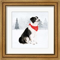 Framed 'Christmas Cats & Dogs II' border=