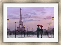 Framed Red Umbrella