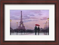 Framed Red Umbrella