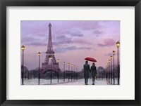 Framed Red Umbrella