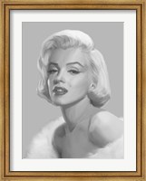 Framed True Blue Marilyn