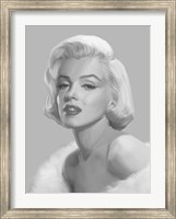 Framed True Blue Marilyn