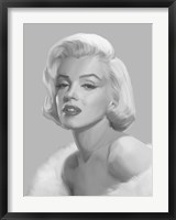 Framed True Blue Marilyn