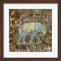 Framed Global Elephant III