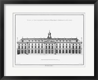 Architectural Elevation II Framed Print
