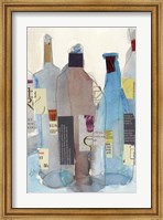 Framed Wine Bottles I