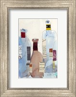 Framed Wine Bottles IV