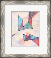 Framed 'Lucent Shards II' border=