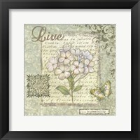 Framed 'Word Inspiration IV' border=