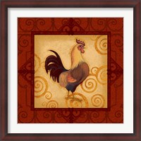 Framed Decorative Rooster I