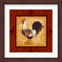 Framed Decorative Rooster II