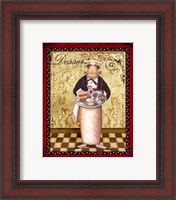 Framed 'Chefs Bon Appetit II' border=