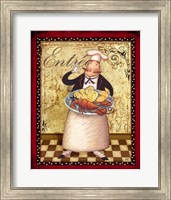 Framed Chefs Bon Appetit III