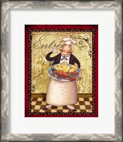 Framed Chefs Bon Appetit III