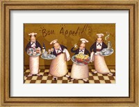 Framed Chefs Bon Appetit V