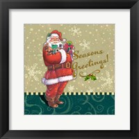 Classic Santa I Framed Print