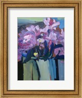 Framed Violet Spring Flowers III