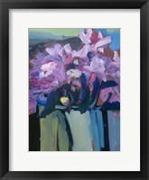 Violet Spring Flowers III Framed Print