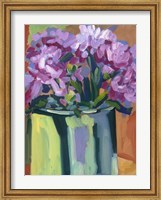 Framed Violet Spring Flowers IV