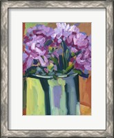 Framed Violet Spring Flowers IV