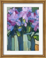 Framed Violet Spring Flowers V