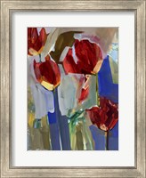 Framed Painterly Tulips I
