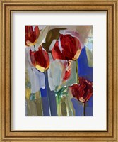 Framed Painterly Tulips I