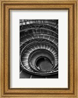 Framed Rome Staircase Black/White