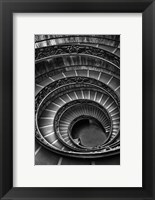 Framed Rome Staircase Black/White