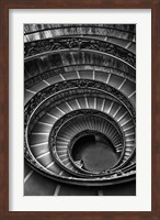 Framed Rome Staircase Black/White