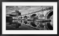 Framed St Angelo Rome Black/White