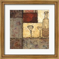 Framed Wine for Two I