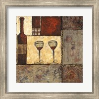 Framed Wine for Two II