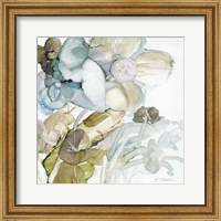 Framed Seaglass Garden III