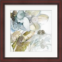 Framed Seaglass Garden III