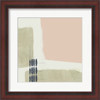 Framed 'Monotype Abstraction I' border=