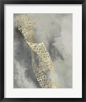 Framed 'Cloud Matrix IV' border=