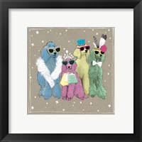 Framed 'Fancypants Wacky Dogs II' border=