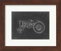 Framed Tractor Blueprint I