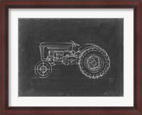 Framed Tractor Blueprint I