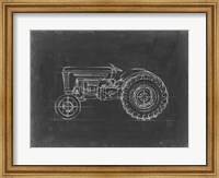 Framed Tractor Blueprint I