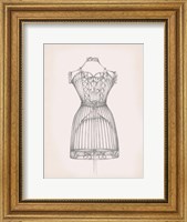 Framed Antique Dress Form I