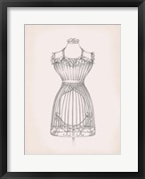 Framed Antique Dress Form II
