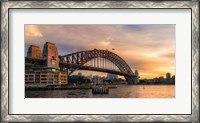 Framed Harbor Bridge