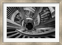 Framed Royal Staircase 2 Black/White
