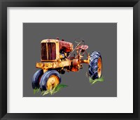 Framed Vintage Tractor IX
